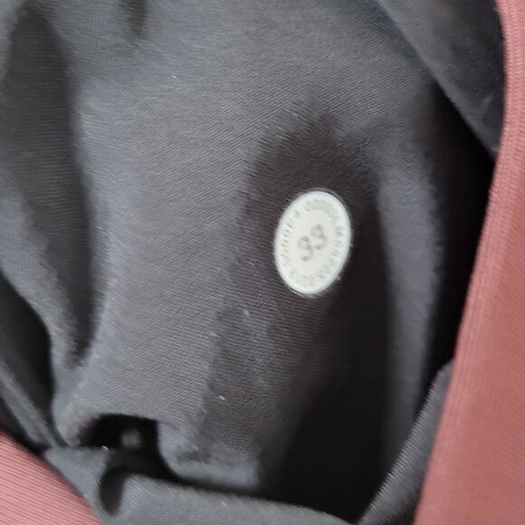 Lululemon Warpstreme Commission Slim Pants Stretch Mens 33 Burgundy M5522S - Picture 6 of 9